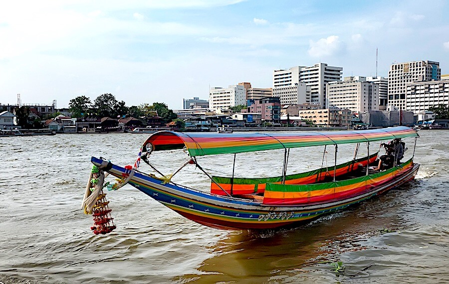 long tail boat- Bangkok Itinerary