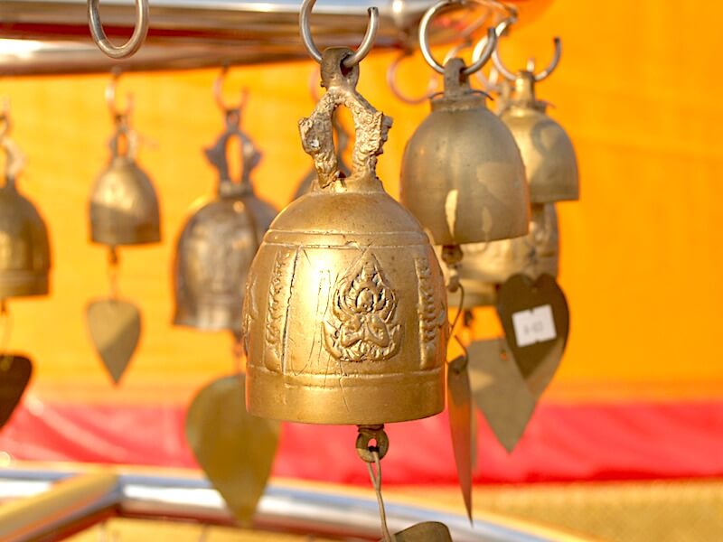temple bells at wat saket