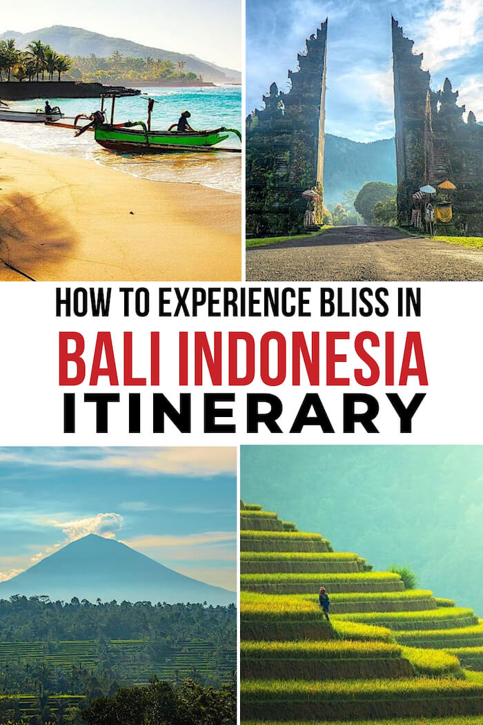 Bali Itinerary